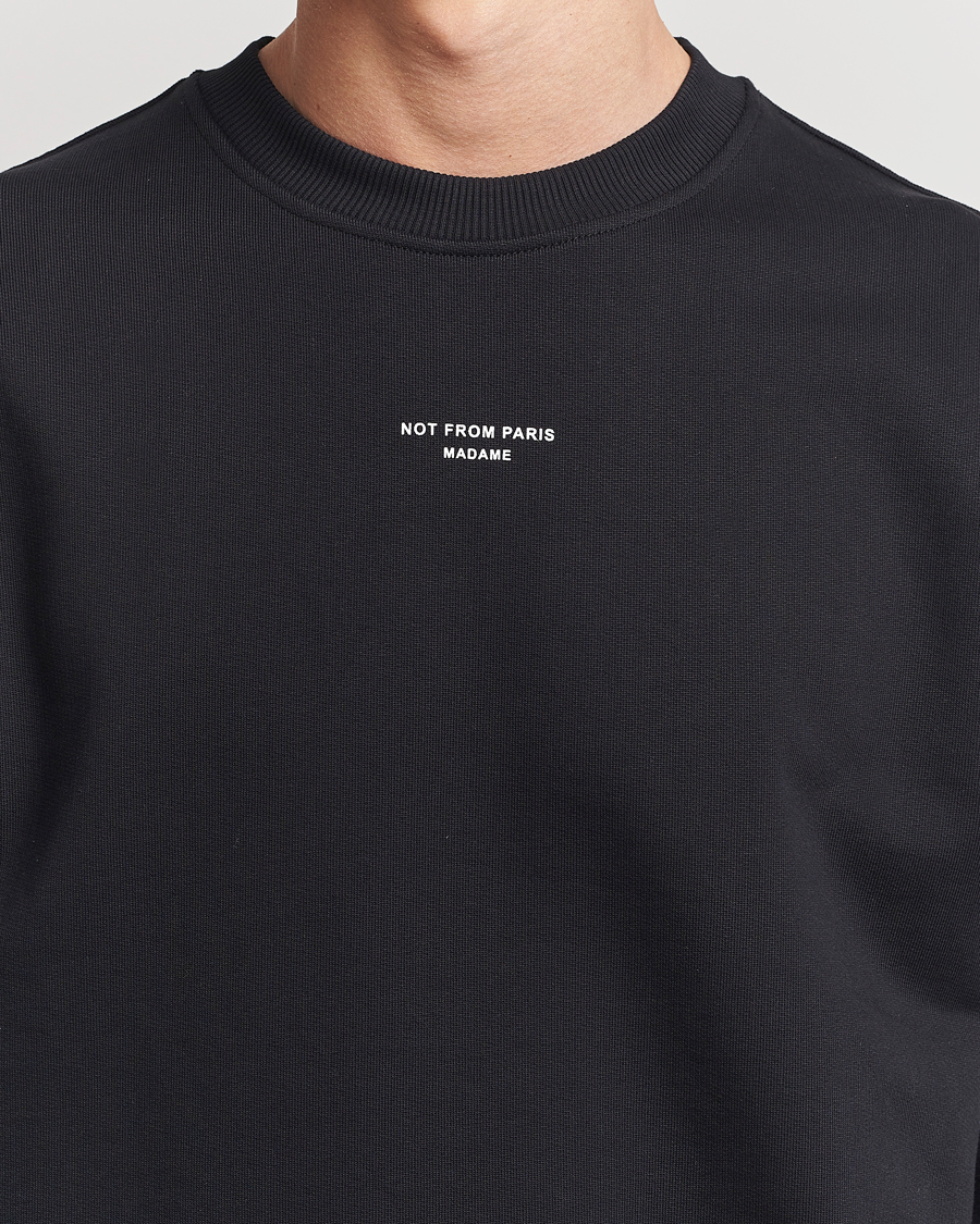 Homme | Pulls Et Tricots | Drôle de Monsieur | Classic Slogan Sweatshirt Black