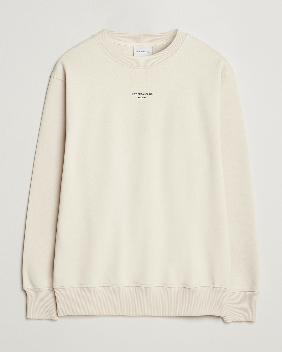 Homme | Pulls Et Tricots | Drôle de Monsieur | Classic Slogan Sweatshirt Mastic
