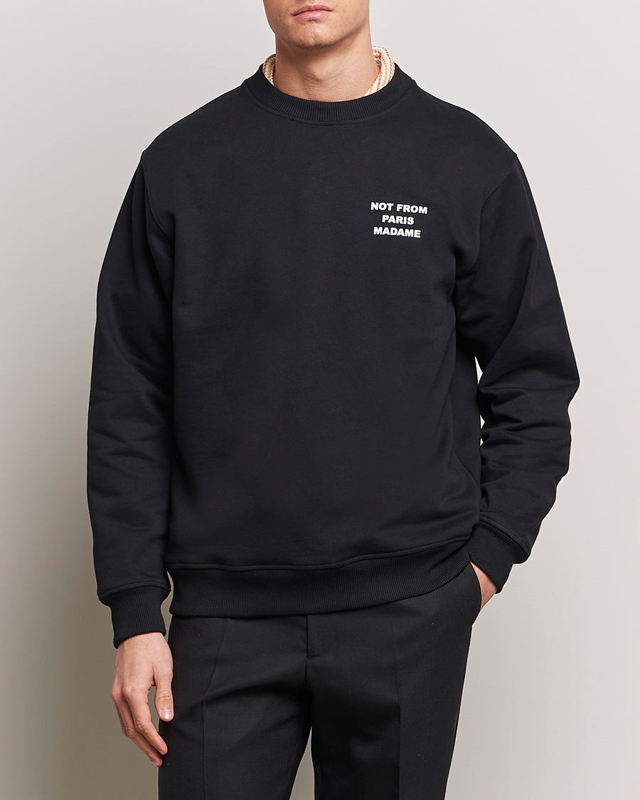 Homme | Pulls Et Tricots | Drôle de Monsieur | Slogan Sweatshirt Black