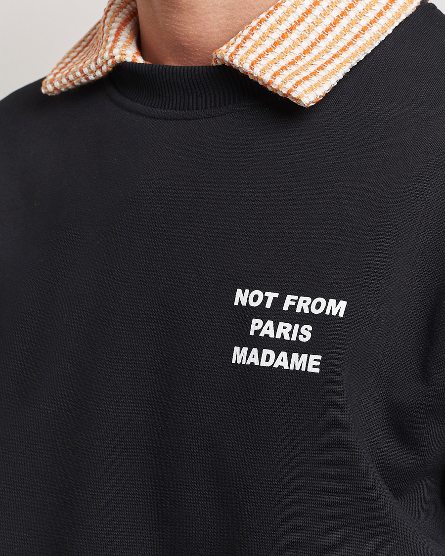 Homme | Pulls Et Tricots | Drôle de Monsieur | Slogan Sweatshirt Black