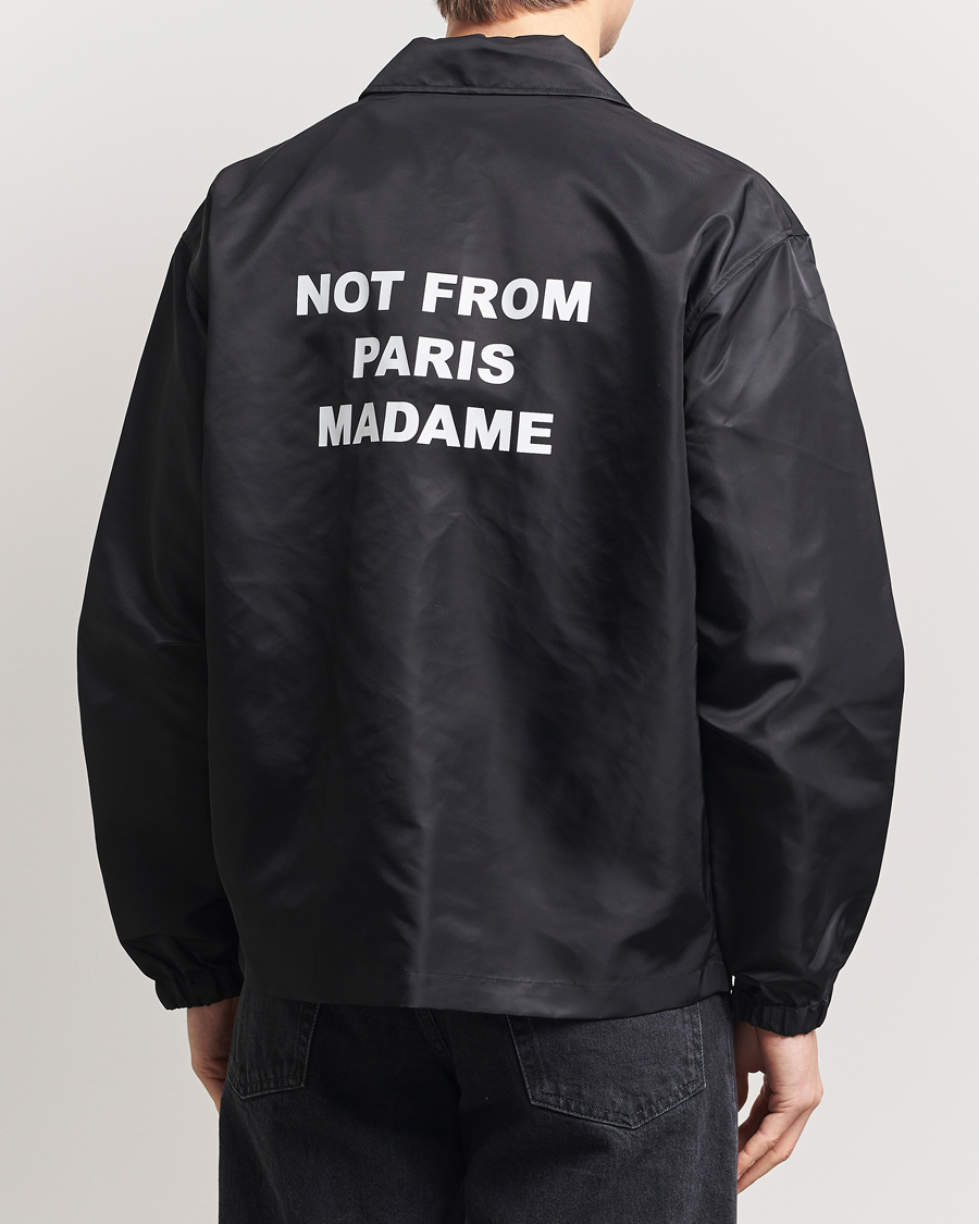 Homme | Manteaux Et Vestes | Drôle de Monsieur | La Veste Slogan Jacket Black