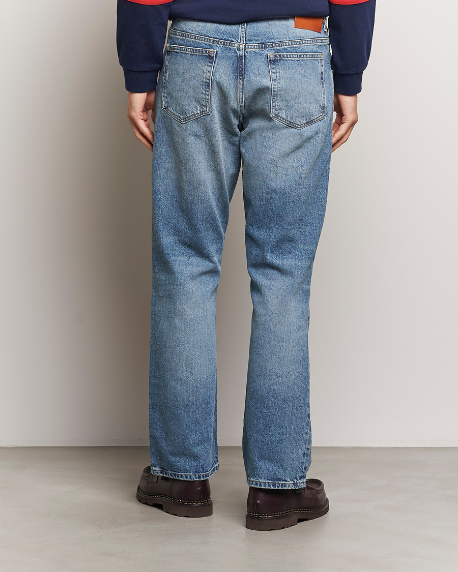 Homme | Jeans | GANT 240 Mulberry Street | Bootcut Jeans Mid Blue Vintage