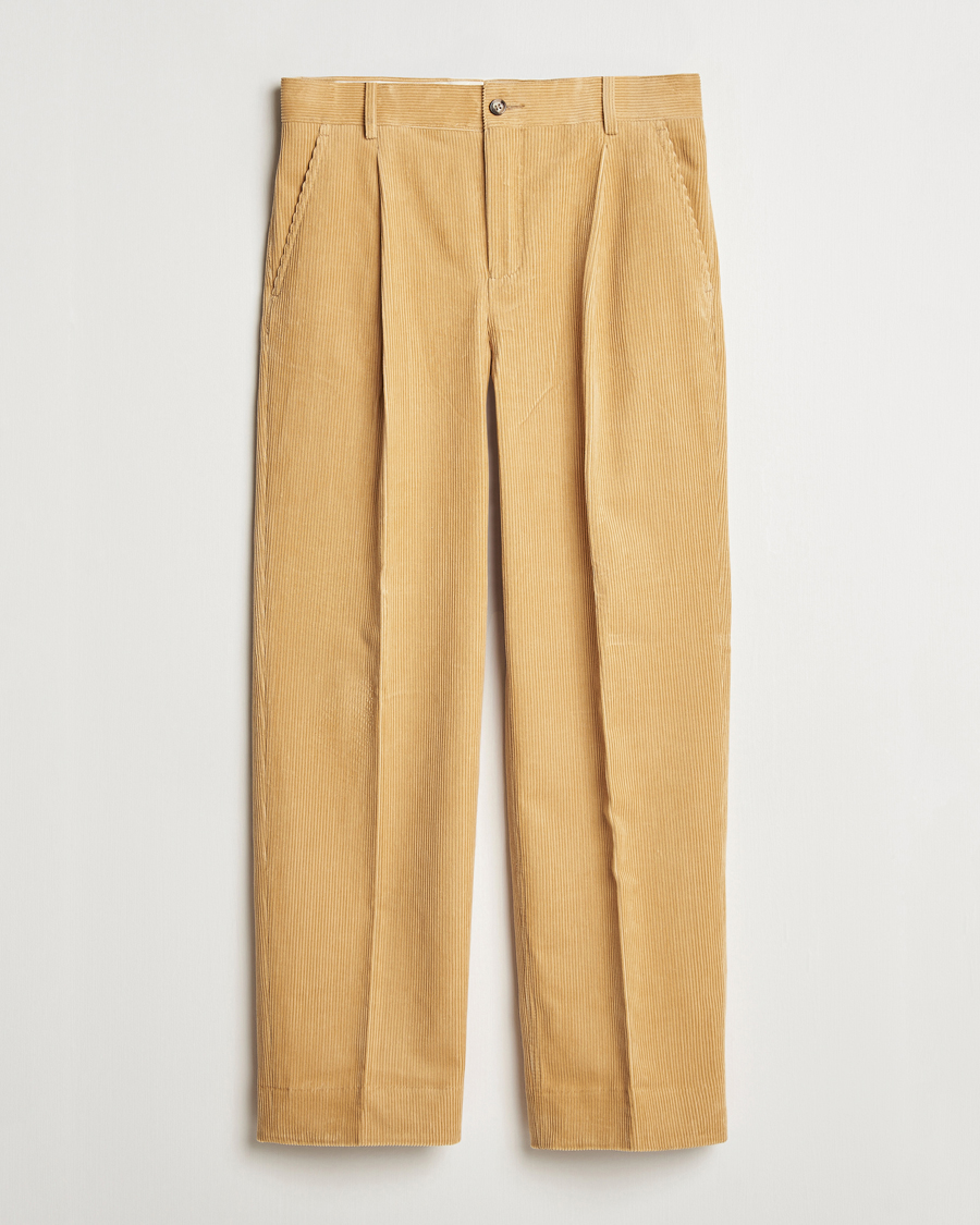 Homme | Pantalons | GANT 240 Mulberry Street | Corduroy Pants Mustard Grain