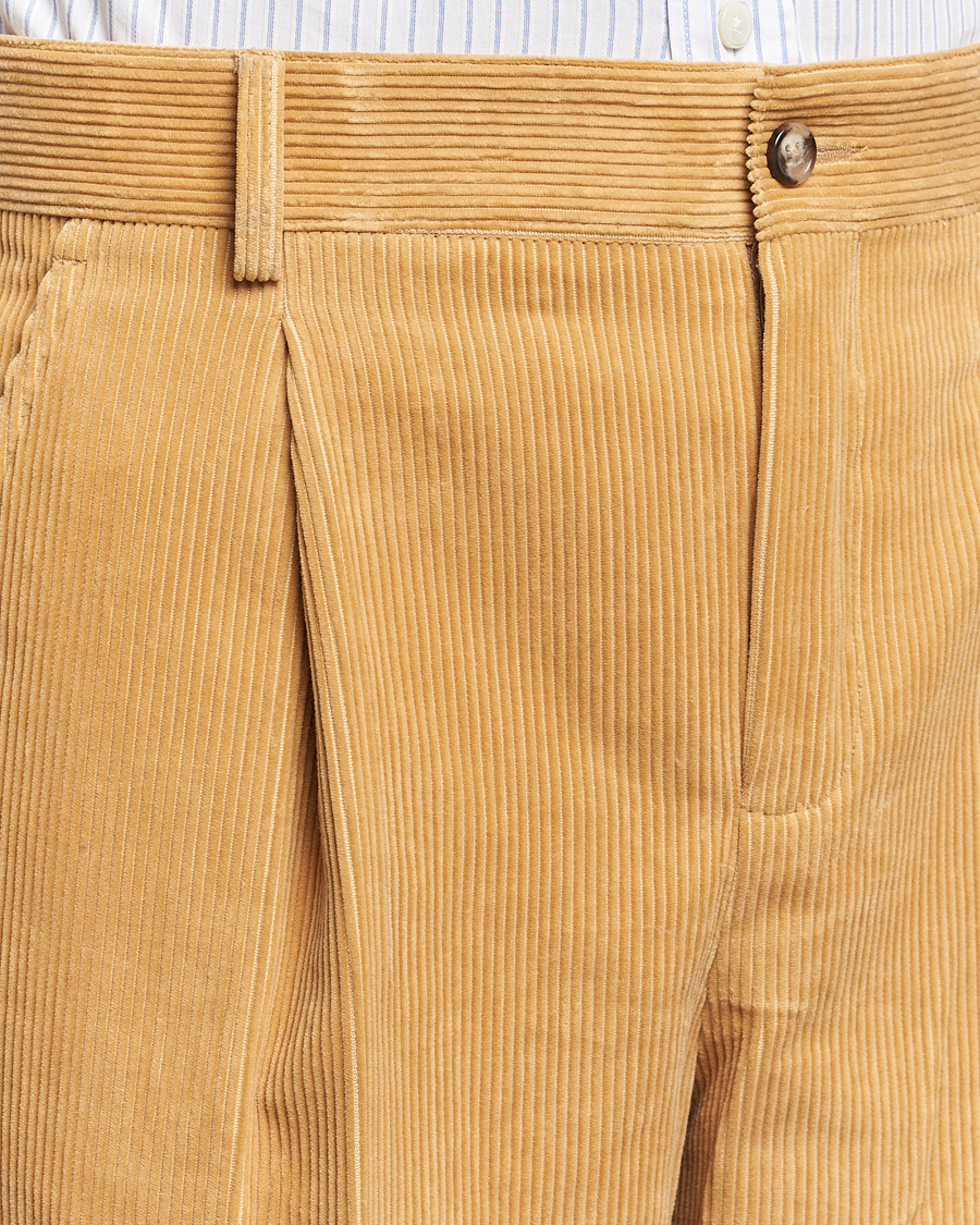 Homme | Pantalons | GANT 240 Mulberry Street | Corduroy Pants Mustard Grain