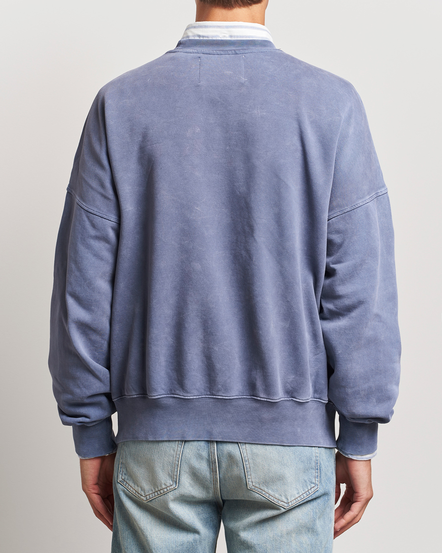 Homme | Pulls Et Tricots | GANT 240 Mulberry Street | Vintage Washed Crew Neck Sweatshirt Dusty Blue Sea