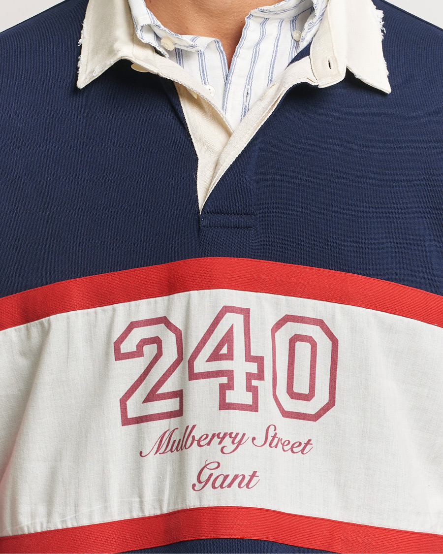 Homme | Pulls Et Tricots | GANT 240 Mulberry Street | Vintage Washed Heavy Rugger Classic Blue