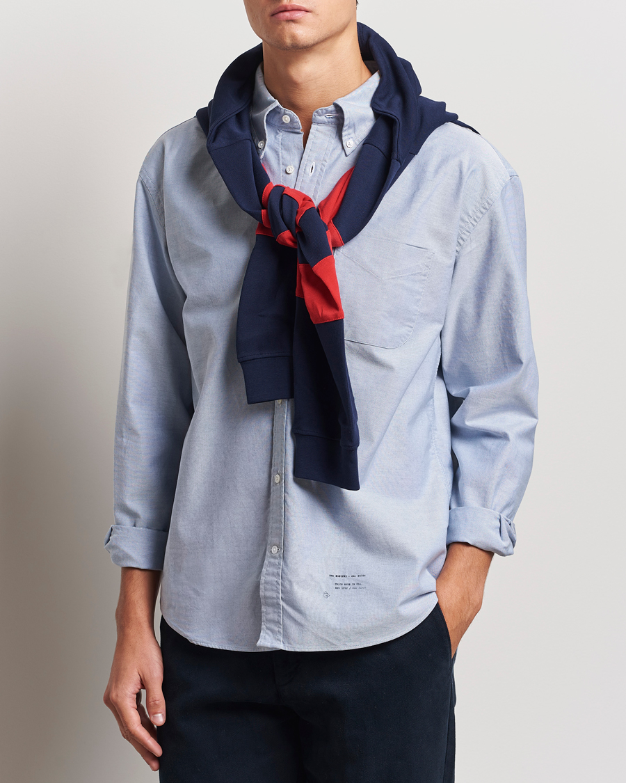 Homme | Chemises | GANT 240 Mulberry Street | Regular Fit US Oxford Shirt Blue Water