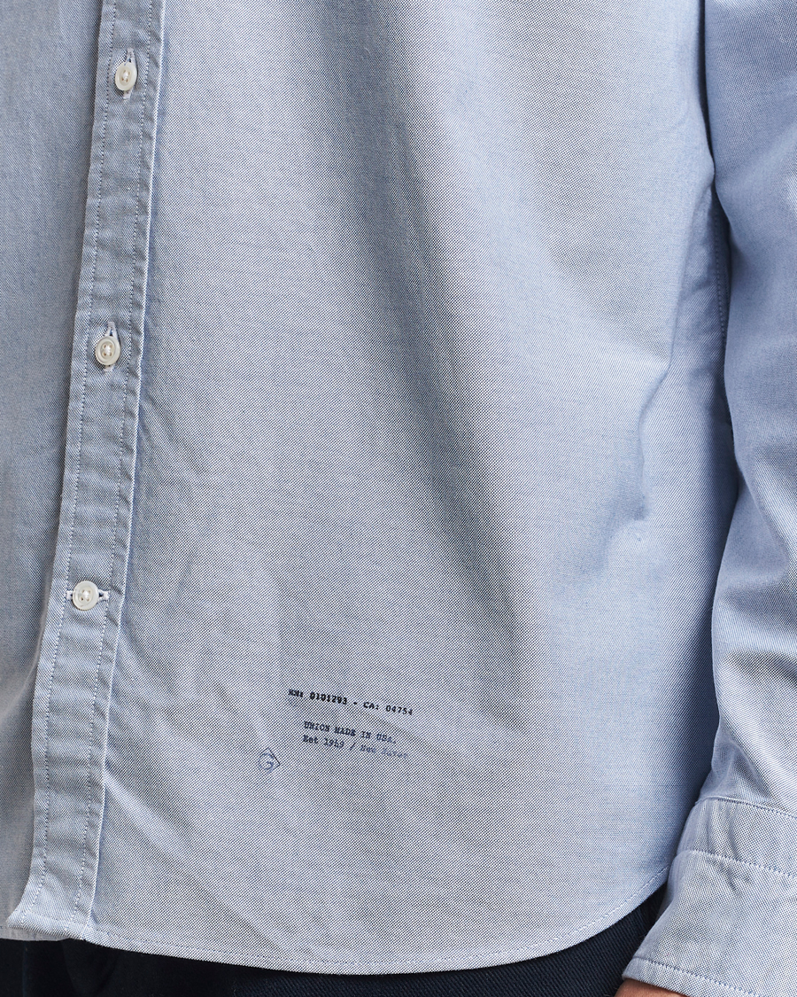 Homme | Chemises | GANT 240 Mulberry Street | Regular Fit US Oxford Shirt Blue Water