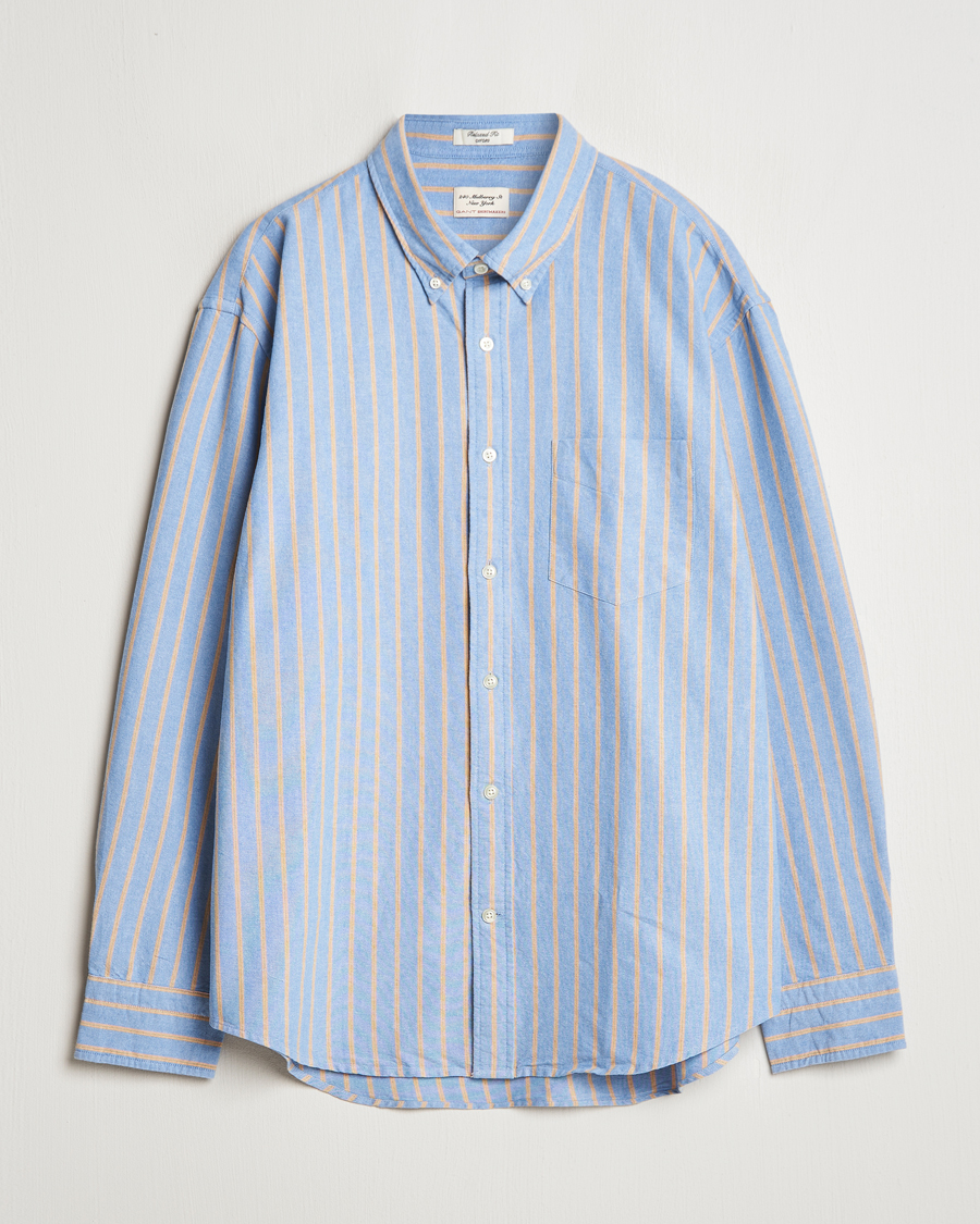Homme | Chemises | GANT 240 Mulberry Street | Regular Fit Archive Oxford Striped Shirt Vintage Blue