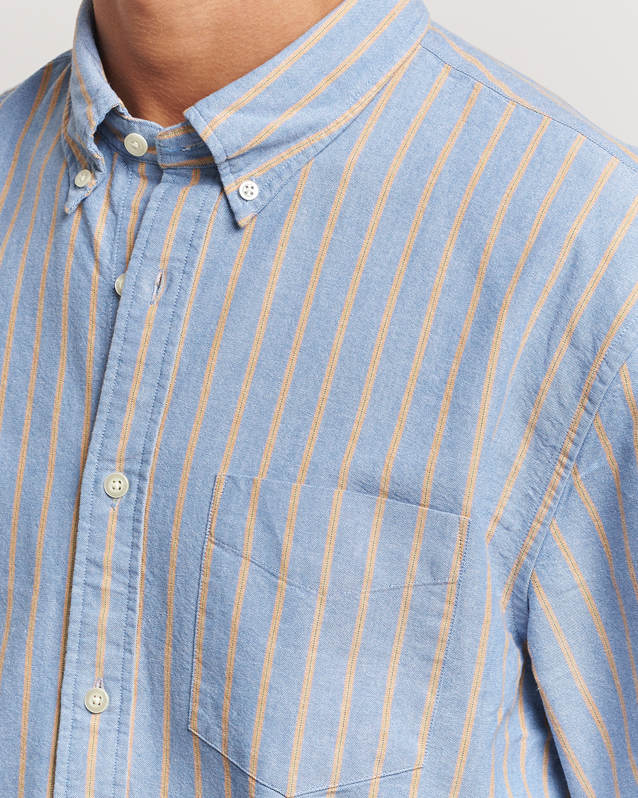 Homme | Chemises | GANT 240 Mulberry Street | Regular Fit Archive Oxford Striped Shirt Vintage Blue