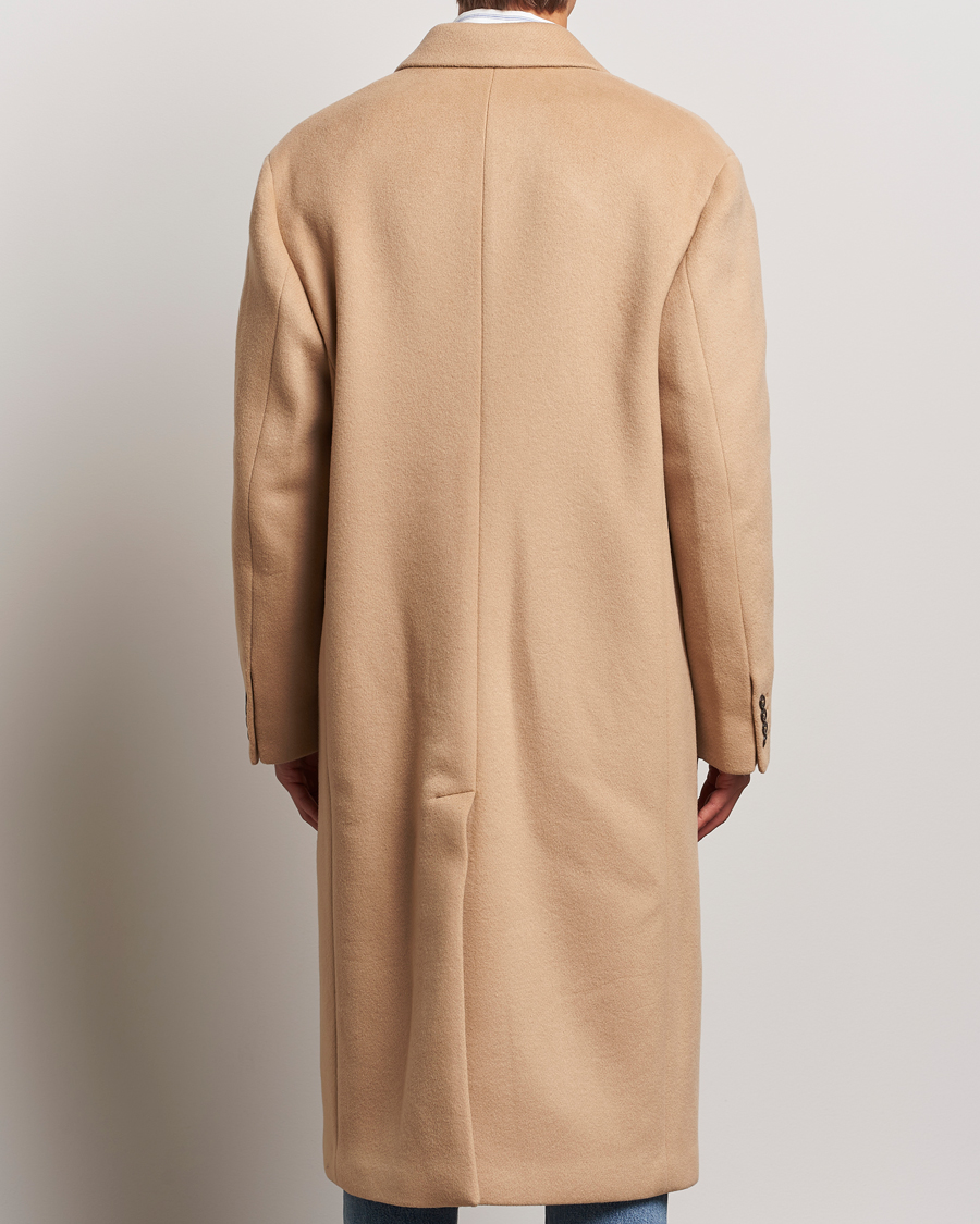 Homme | Manteaux Et Vestes | GANT 240 Mulberry Street | Double Breasted Wool Coat Mustard Beige