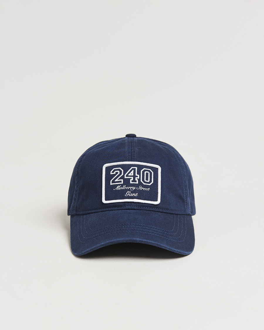 Homme | GANT 240 Mulberry Street Shirtmaker Cap Marine | GANT 240 Mulberry Street | Shirtmaker Cap Marine