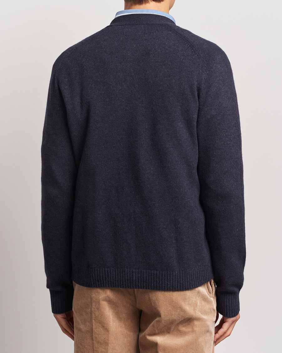 Homme | Pulls Et Tricots | GANT | Wool Blend Cardigan Dark Navy Melange