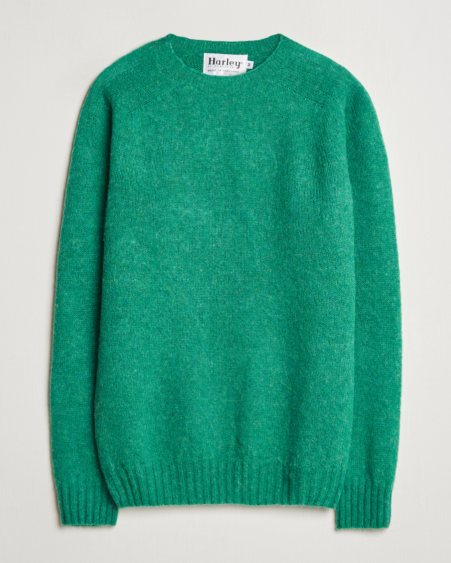 Homme | Pulls Et Tricots | Harley Of Scotland | Brushed Supersoft Lambswool Crewneck Pixie