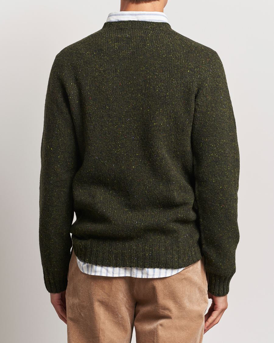 Homme | Pulls Et Tricots | Harley Of Scotland | Donegal Wool Crewneck Harris Green