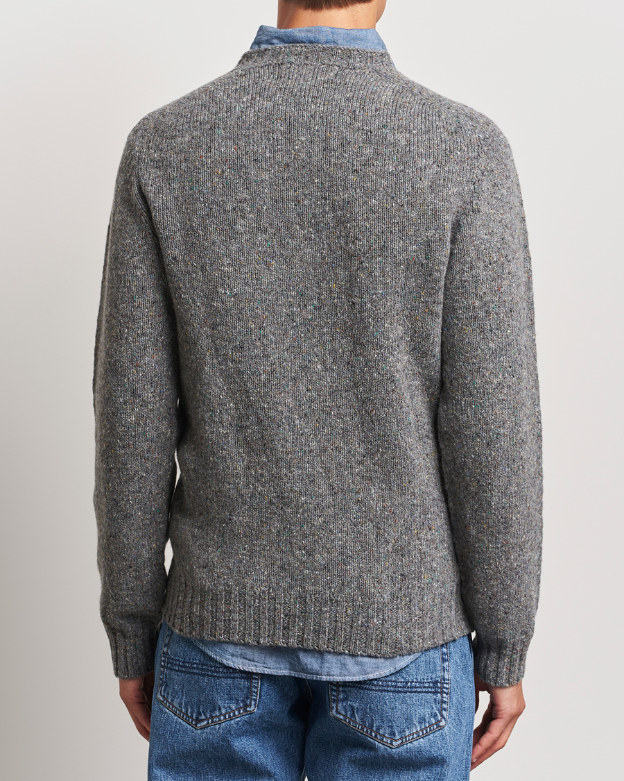 Homme | Pulls Et Tricots | Harley Of Scotland | Donegal Wool Crewneck Grey