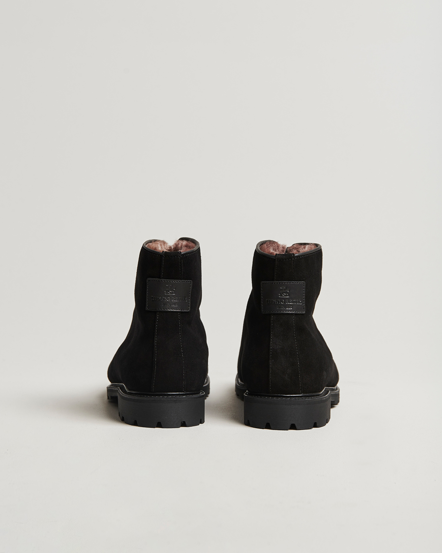 Homme | Ludwig Reiter Après Ski Black Suede | Ludwig Reiter | Après Ski Black Suede