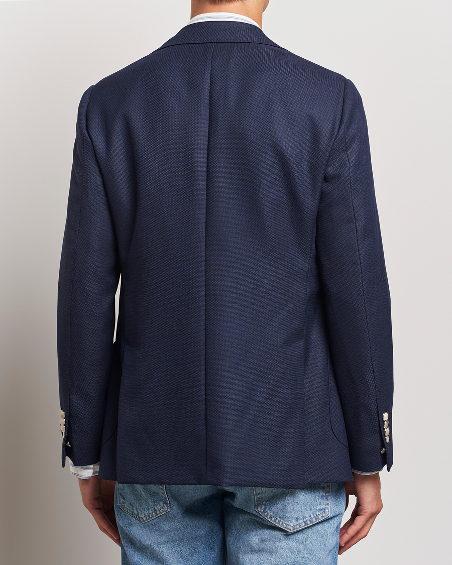 Homme | Blazers | Morris | Heritage Wool Hopsack Club Blazer Navy