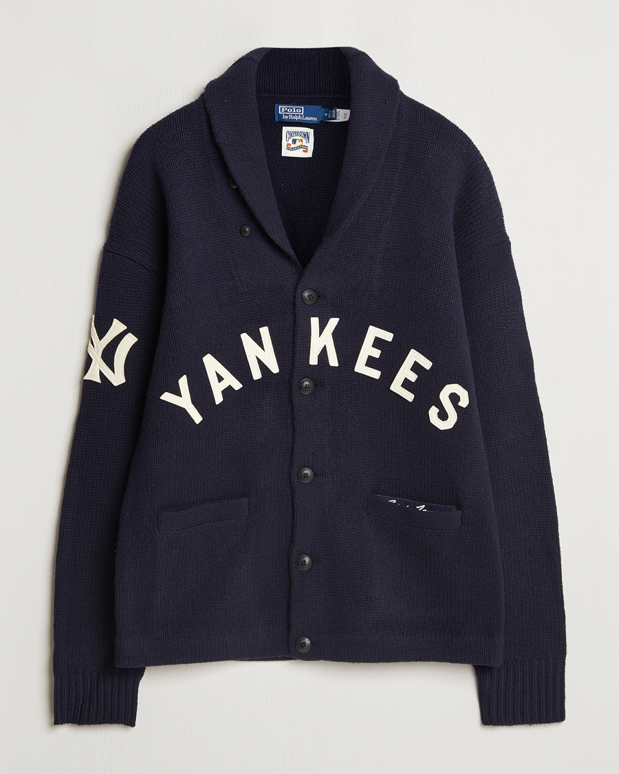 Homme | Pulls Et Tricots | Polo Ralph Lauren | MLB Yankees Cardigan Aviator Navy Combo