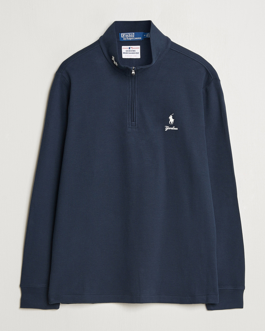 Homme | Pulls Et Tricots | Polo Ralph Lauren | MLB Yankees Half-zip Aviator Navy