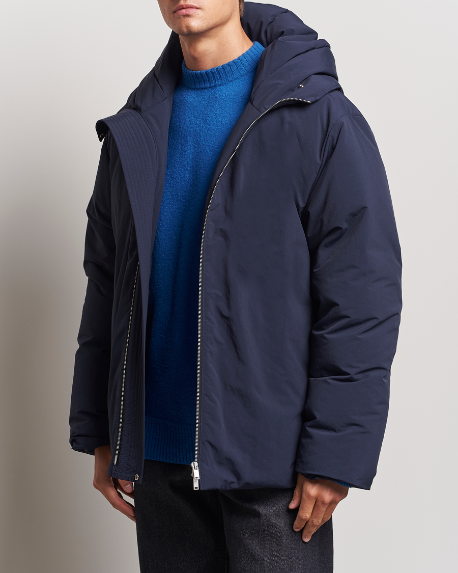 Homme | Manteaux Et Vestes | Jil Sander | Hooded Down Jacket Navy
