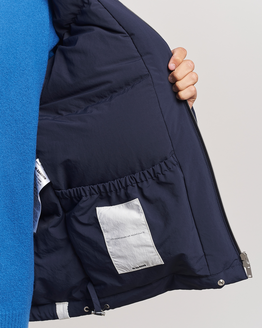 Homme | Manteaux Et Vestes | Jil Sander | Hooded Down Jacket Navy