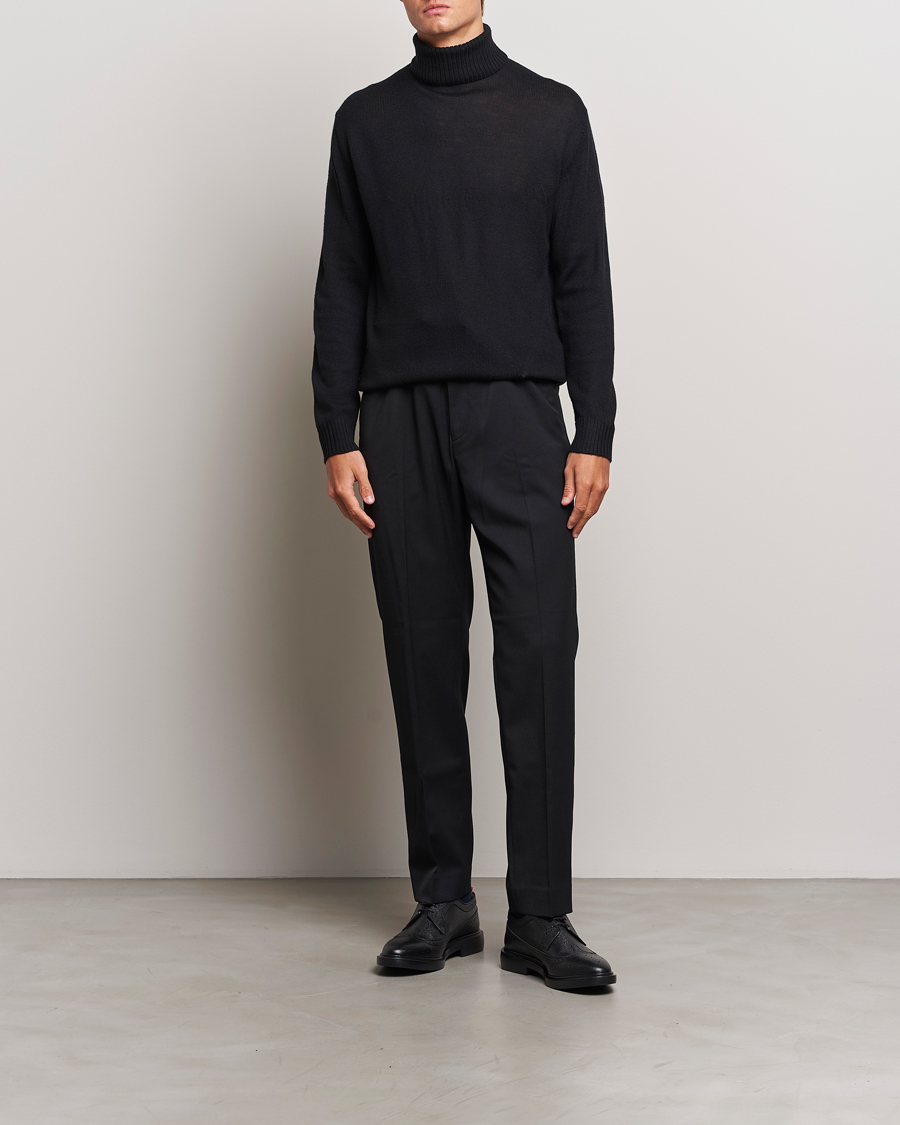 Homme | Pulls Et Tricots | Jil Sander | Virgil Wool Roll Neck Sweater Black