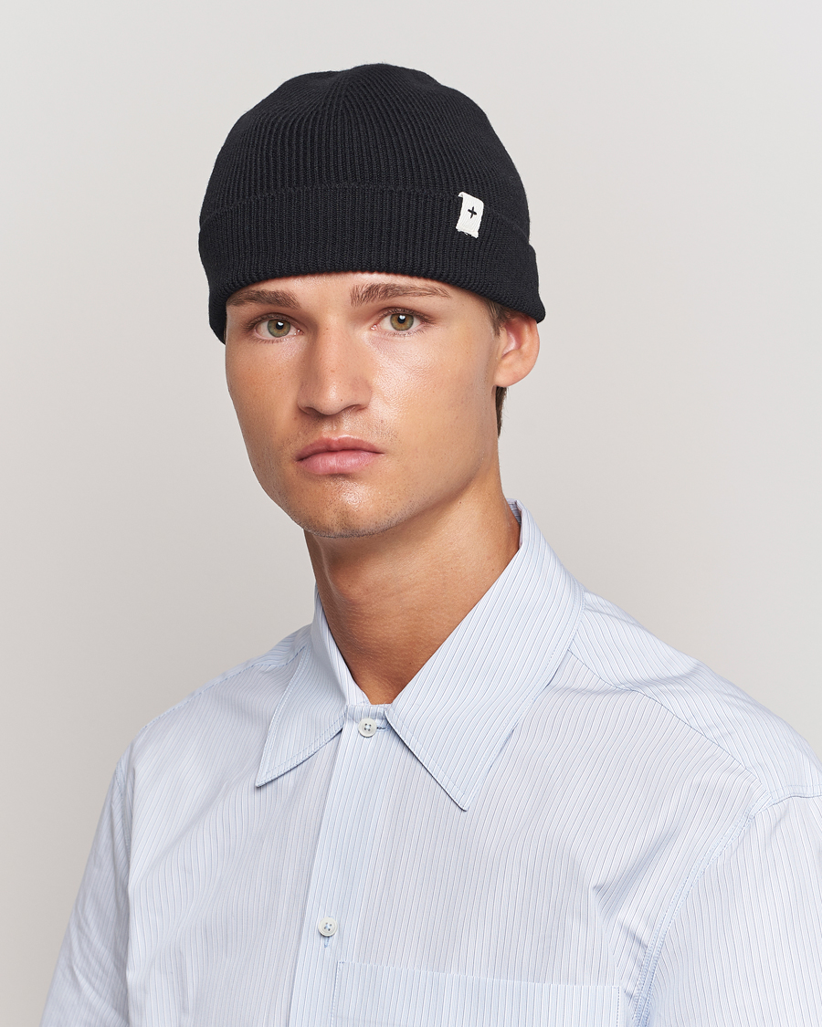 Homme | Jil Sander Merino Wool Rib Beanie Black | Jil Sander | Merino Wool Rib Beanie Black