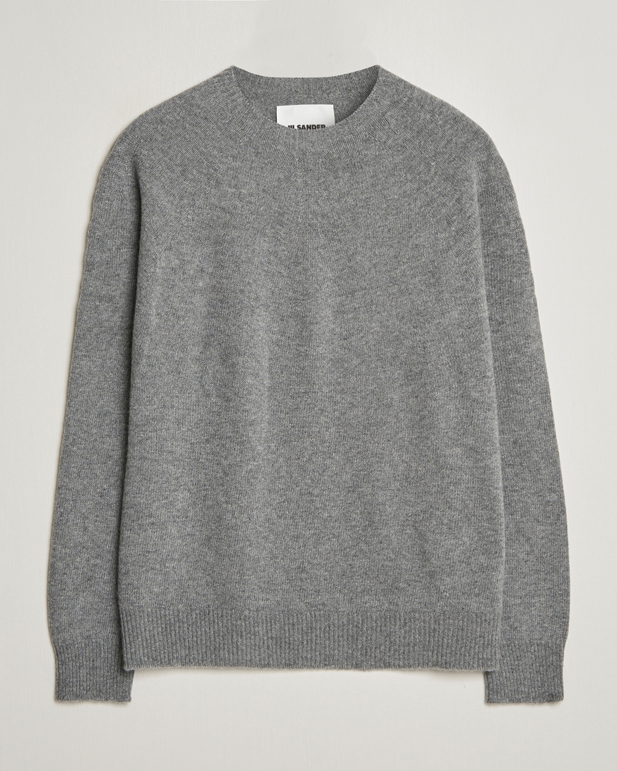 Homme | Pulls Et Tricots | Jil Sander | Seamless Crew Neck Sweater Grey Melange
