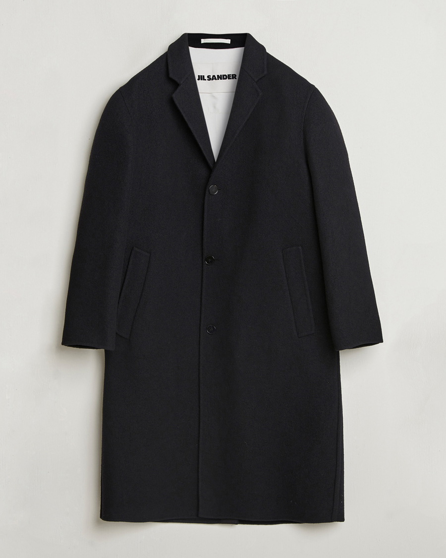 Homme | Manteaux Et Vestes | Jil Sander | Felted Wool Coat Black