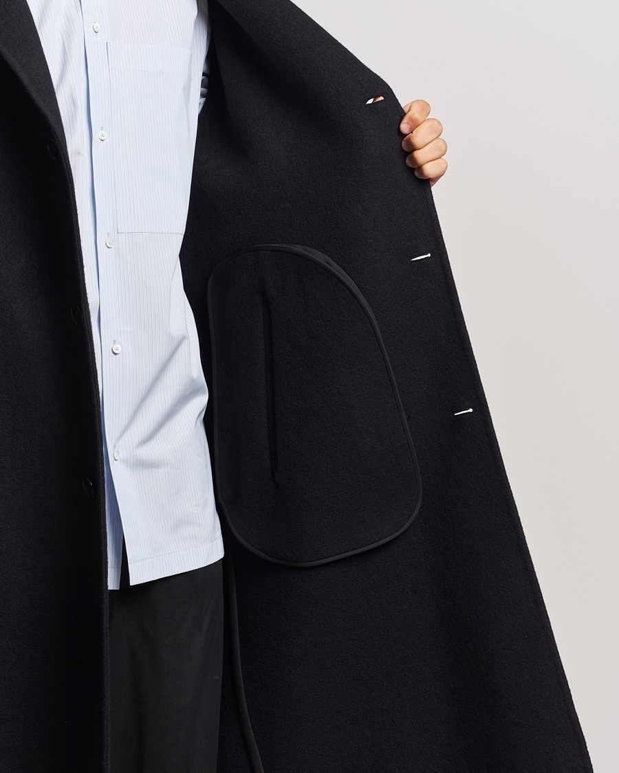 Homme | Manteaux Et Vestes | Jil Sander | Felted Wool Coat Black