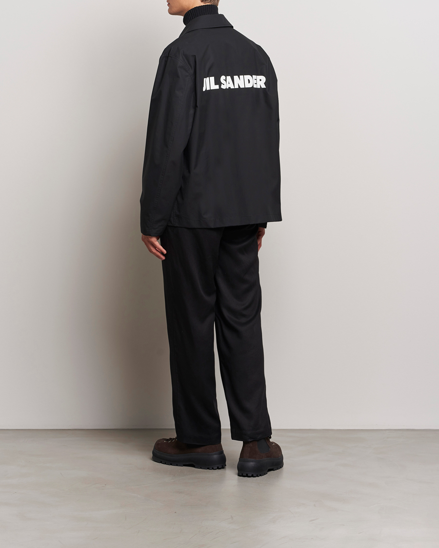 Homme | Manteaux Et Vestes | Jil Sander | Back Printed Coach Jacket Black