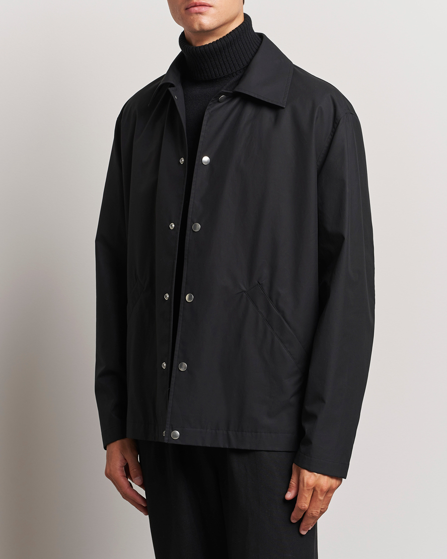 Homme | Manteaux Et Vestes | Jil Sander | Back Printed Coach Jacket Black