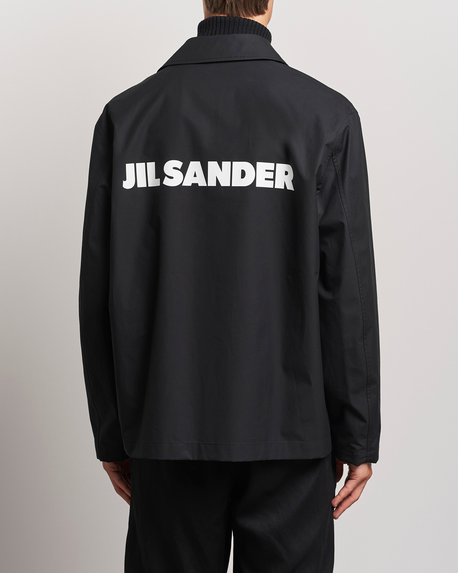 Homme | Manteaux Et Vestes | Jil Sander | Back Printed Coach Jacket Black