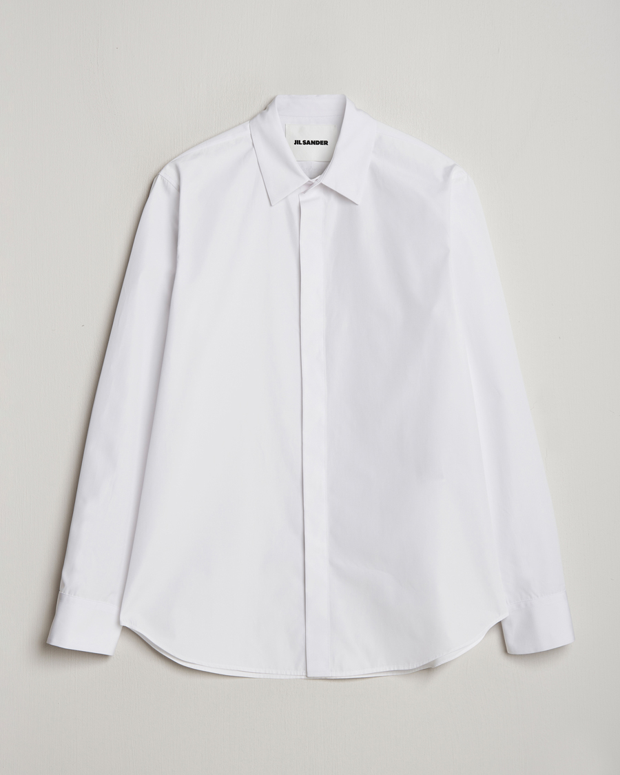 Homme | Chemises | Jil Sander | Regular Fit Poplin Shirt White
