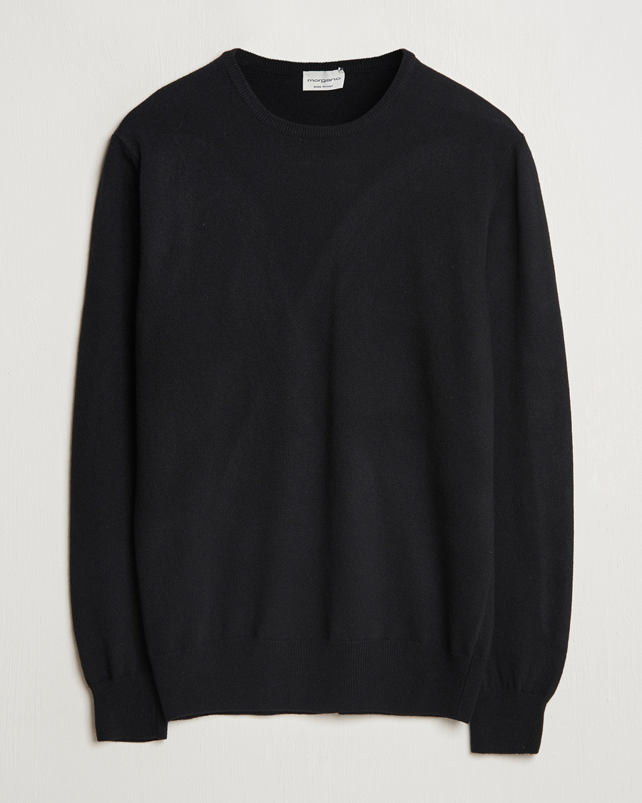 Homme | Pulls Et Tricots | Morgano | Wool/Cashmere Crewneck Black