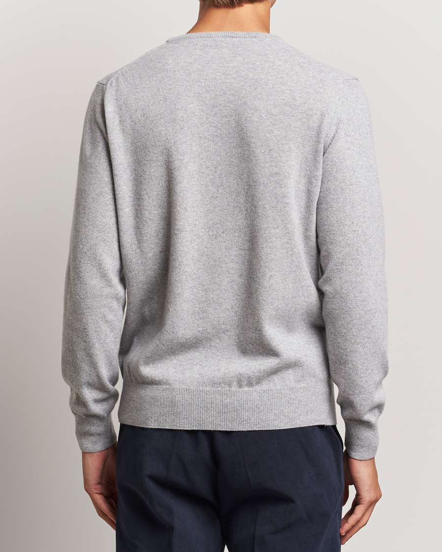 Homme | Pulls Et Tricots | Morgano | Wool/Cashmere Crewneck Mid Grey