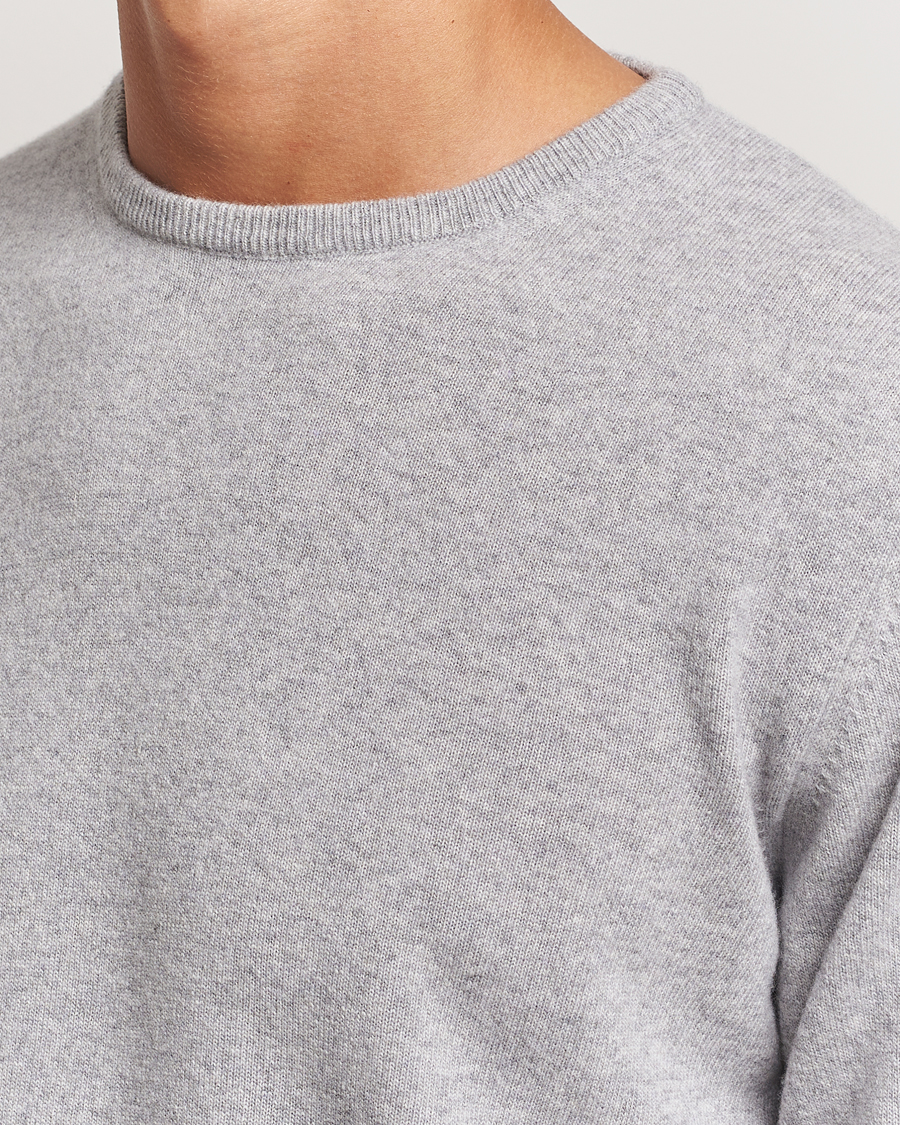 Homme | Pulls Et Tricots | Morgano | Wool/Cashmere Crewneck Mid Grey