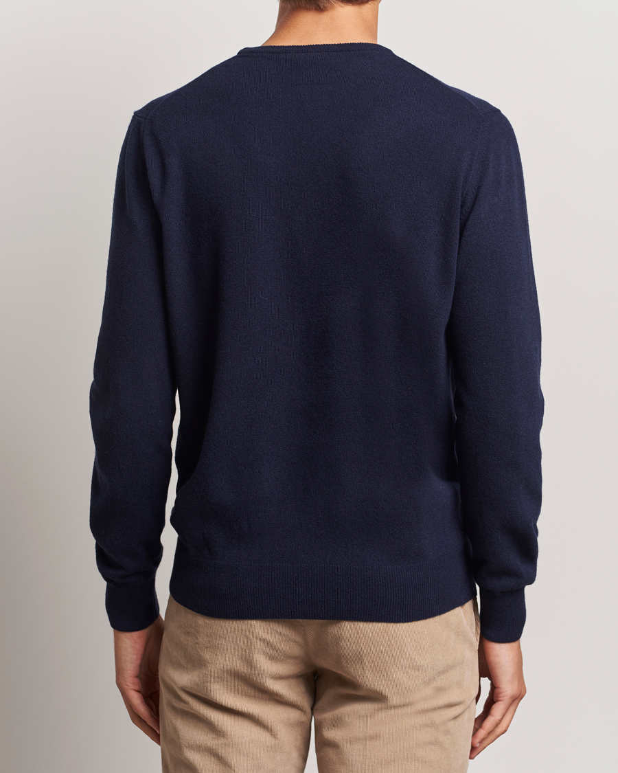 Homme | Pulls Et Tricots | Morgano | Wool/Cashmere Crewneck Navy