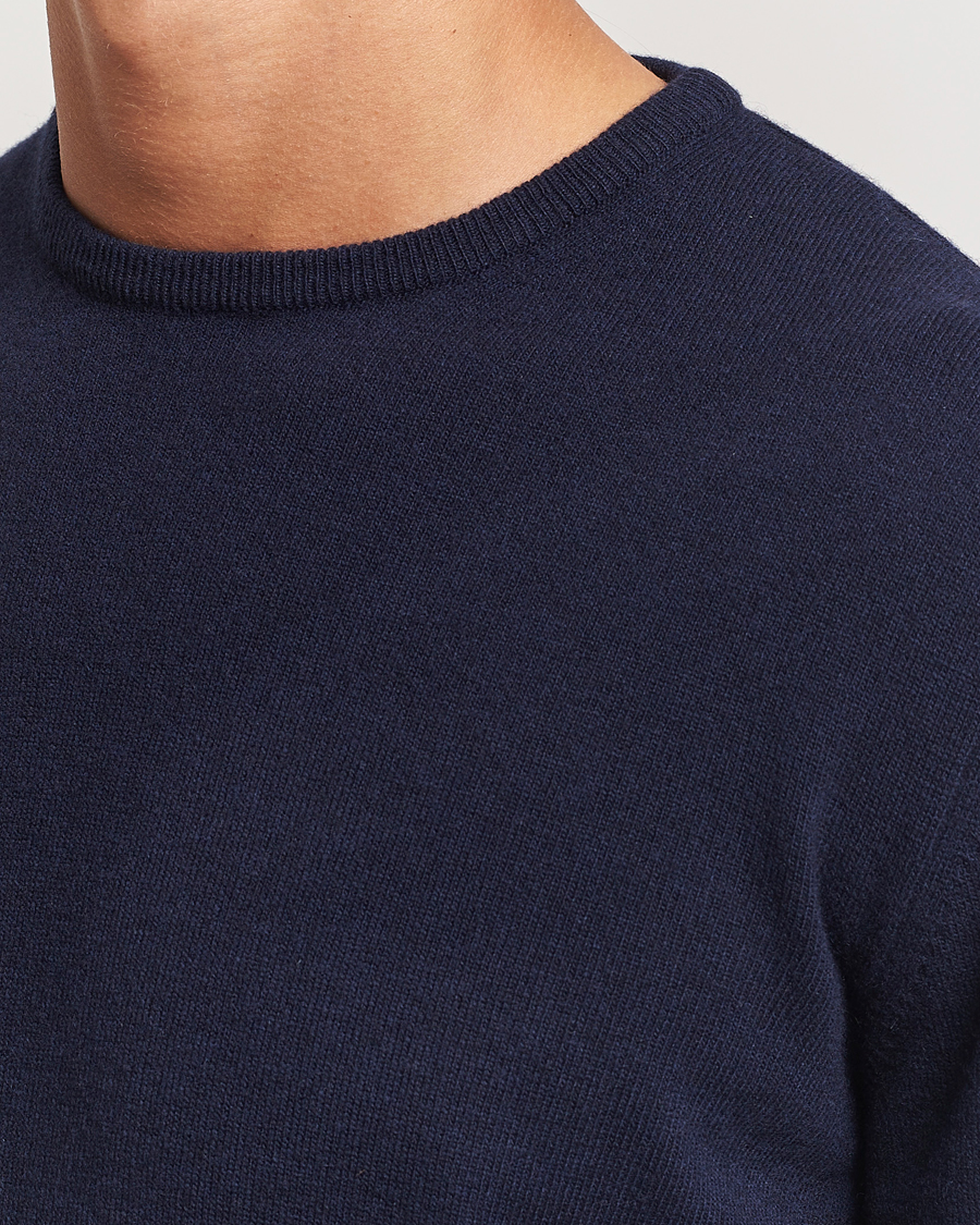 Homme | Pulls Et Tricots | Morgano | Wool/Cashmere Crewneck Navy