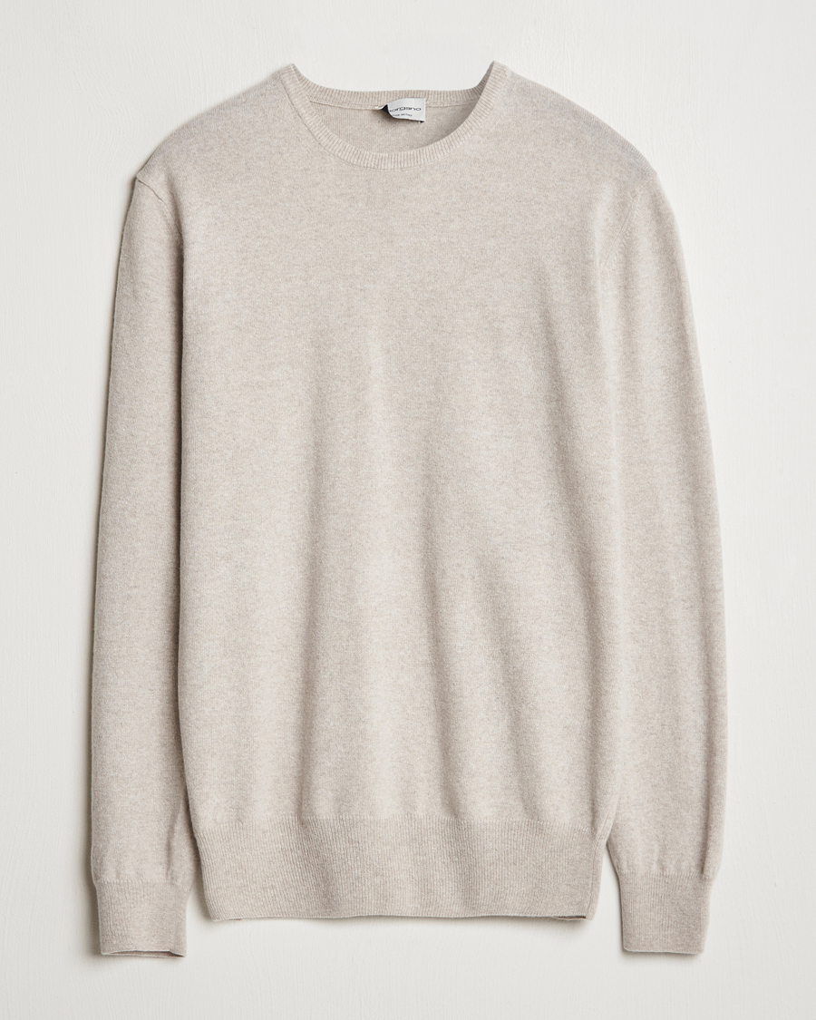 Homme | Pulls Et Tricots | Morgano | Wool/Cashmere Crewneck Beige