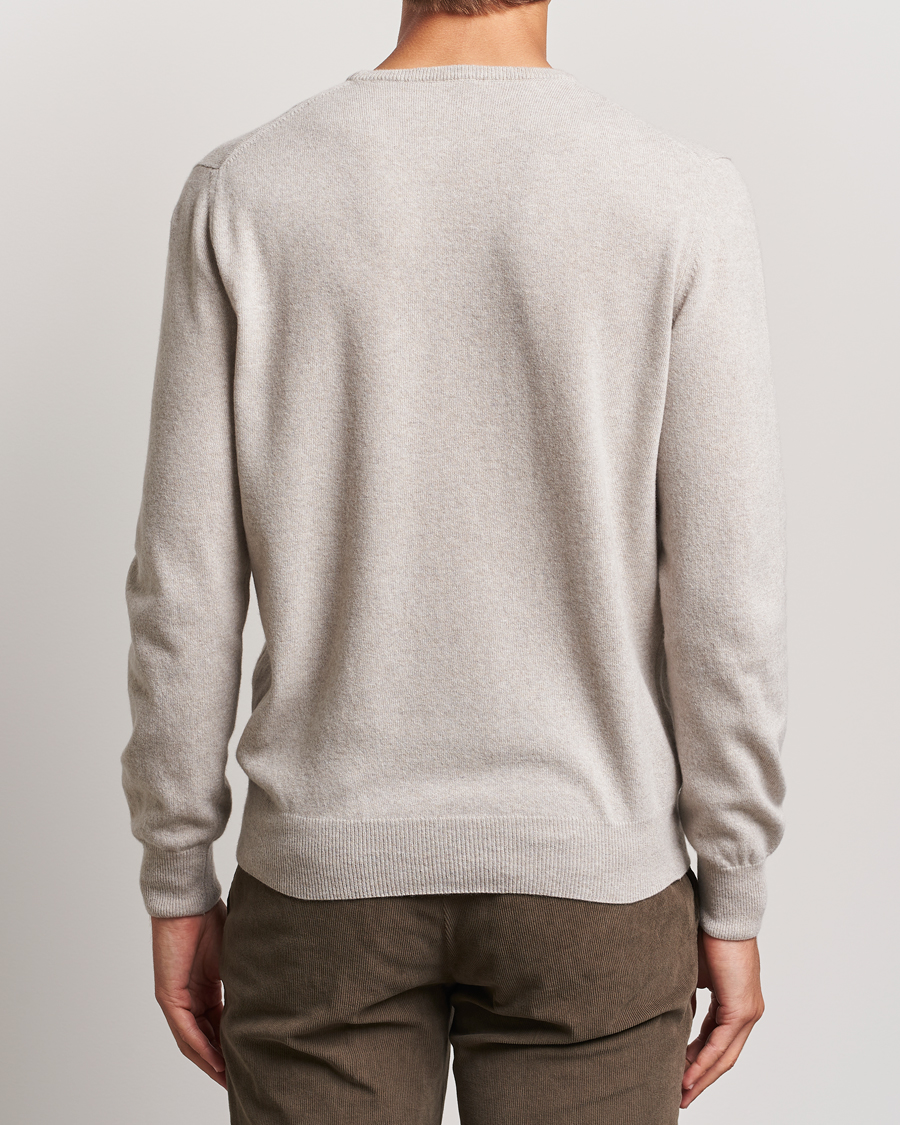 Homme | Pulls Et Tricots | Morgano | Wool/Cashmere Crewneck Beige
