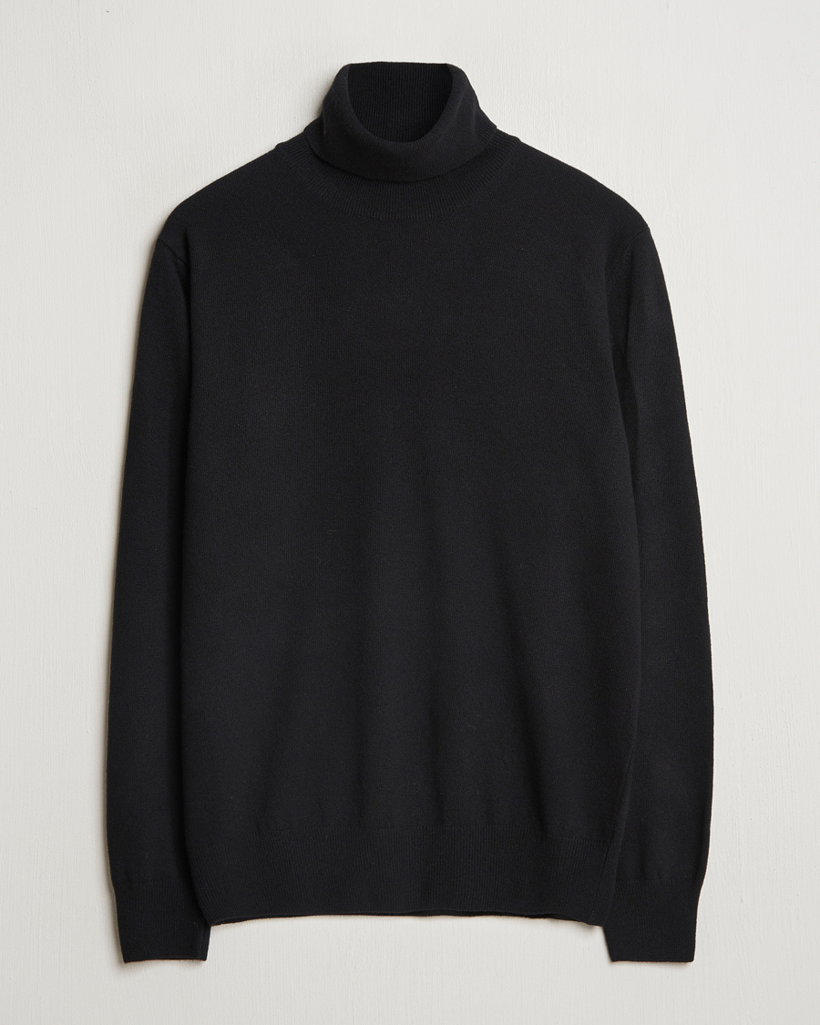 Homme | Pulls Et Tricots | Morgano | Wool/Cashmere Rollneck Black