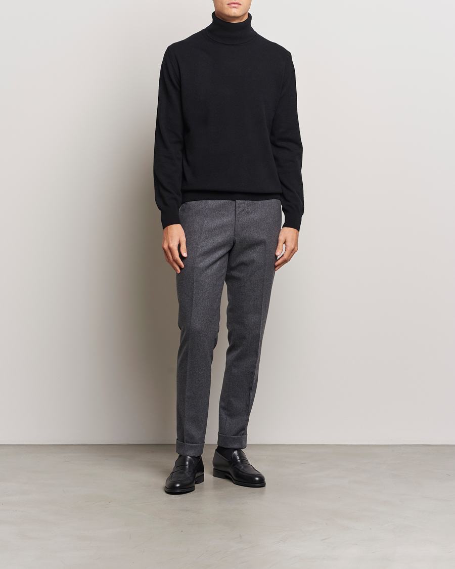 Homme | Pulls Et Tricots | Morgano | Wool/Cashmere Rollneck Black