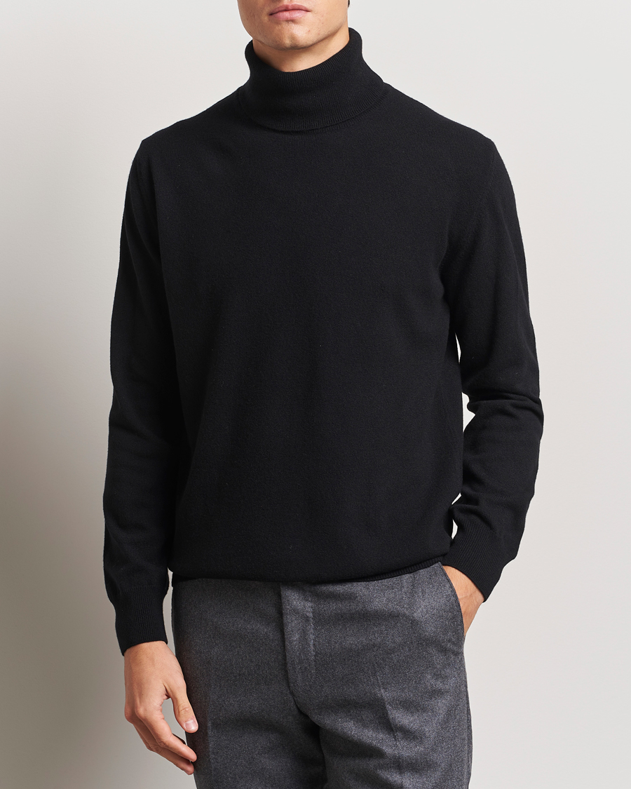 Homme | Pulls Et Tricots | Morgano | Wool/Cashmere Rollneck Black
