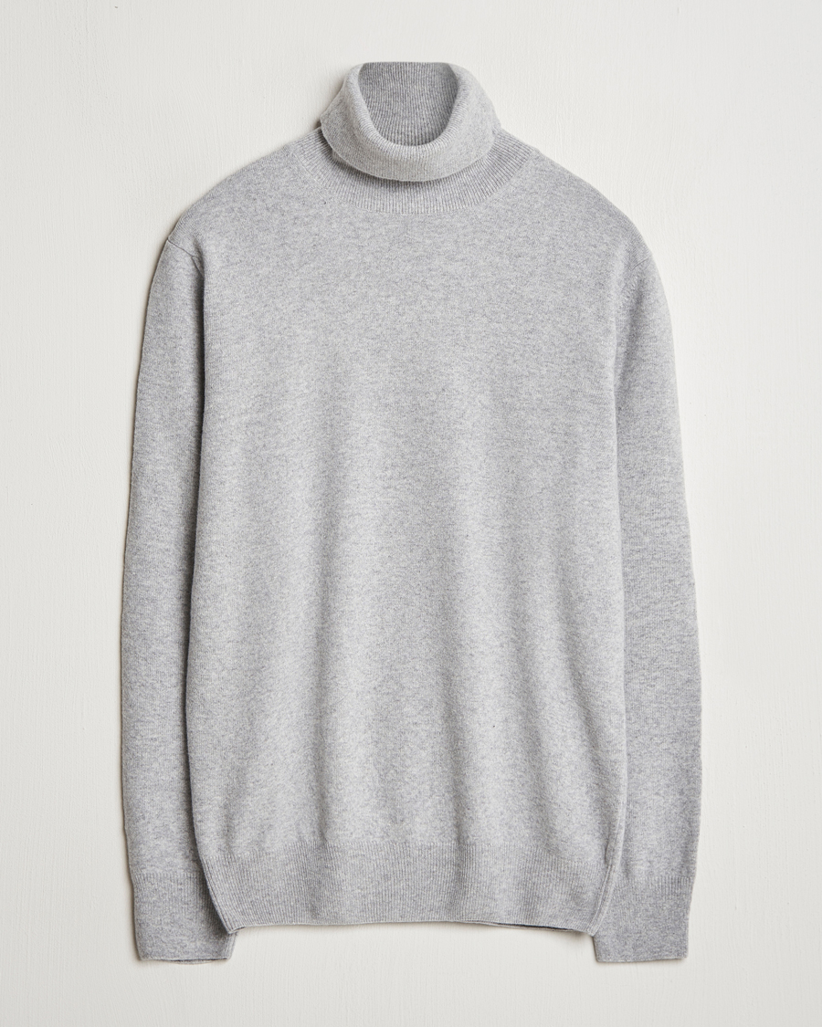 Homme | Pulls Et Tricots | Morgano | Wool/Cashmere Rollneck Mid Grey