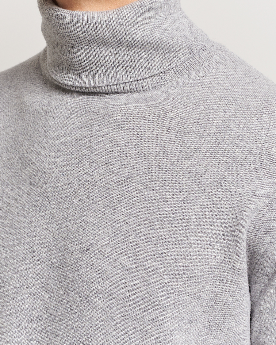 Homme | Pulls Et Tricots | Morgano | Wool/Cashmere Rollneck Mid Grey