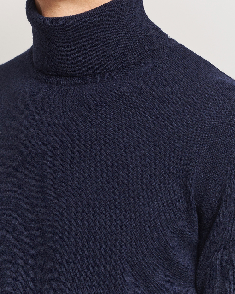 Homme | Pulls Et Tricots | Morgano | Wool/Cashmere Rollneck Navy