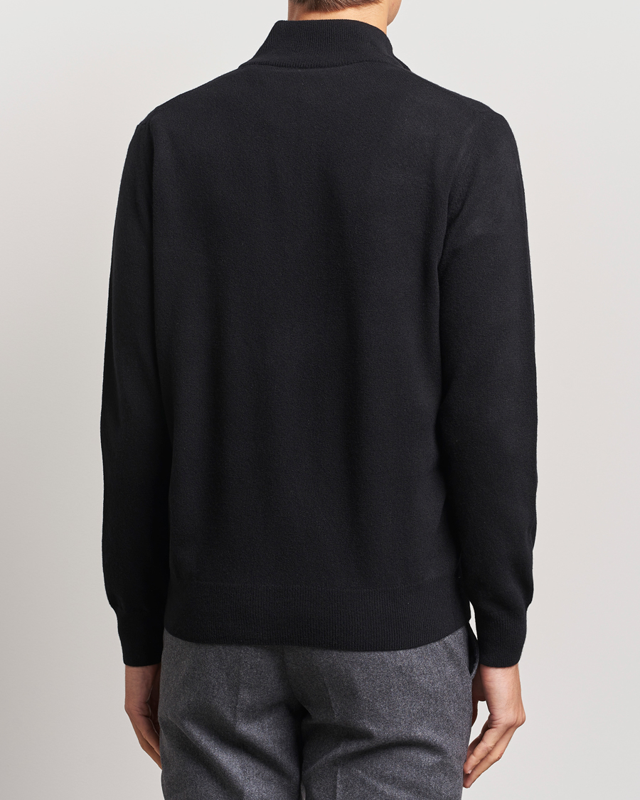 Homme | Pulls Et Tricots | Morgano | Wool/Cashmere Half-Zip Black