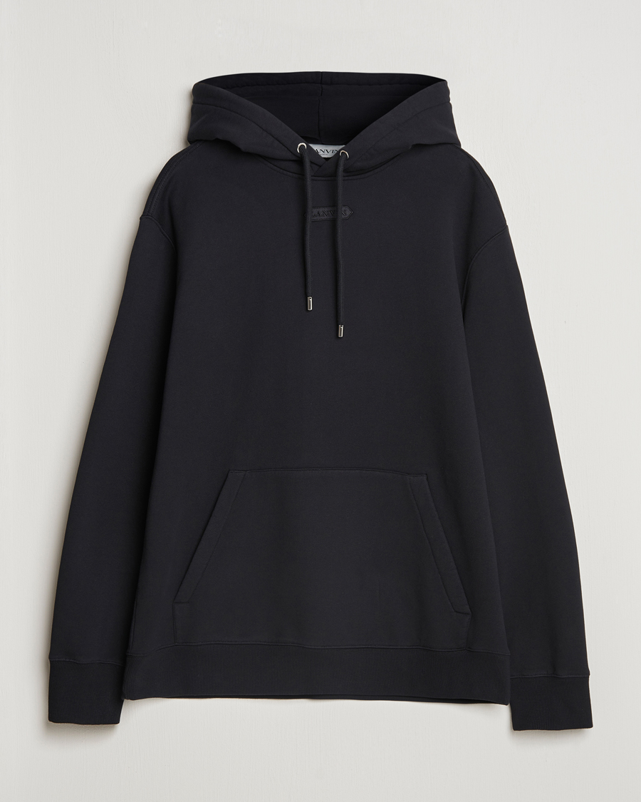 Homme | Pulls Et Tricots | Lanvin | Patch Logo Hoodie Black